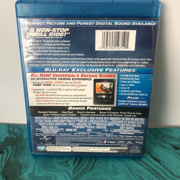 BLU RAY Extended edition fast five - Picture 4 of 5